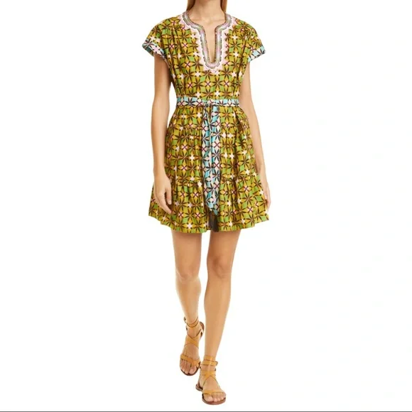 SALONI Ashley Floral Print Cotton Babydoll Minidress (4) - Picture 13 of 13